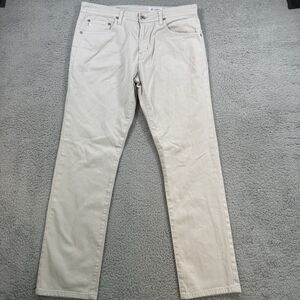 S Adriano Goldschmied Pants‎ Men's 34x29 Grey AG The Everett Slim Straight Chino
